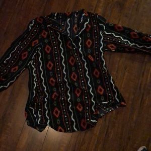 Aztec blouse